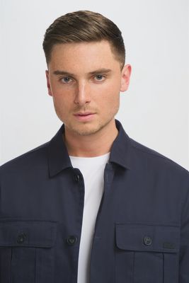 CAVANI ACARDI OVERSHIRT  NAVY