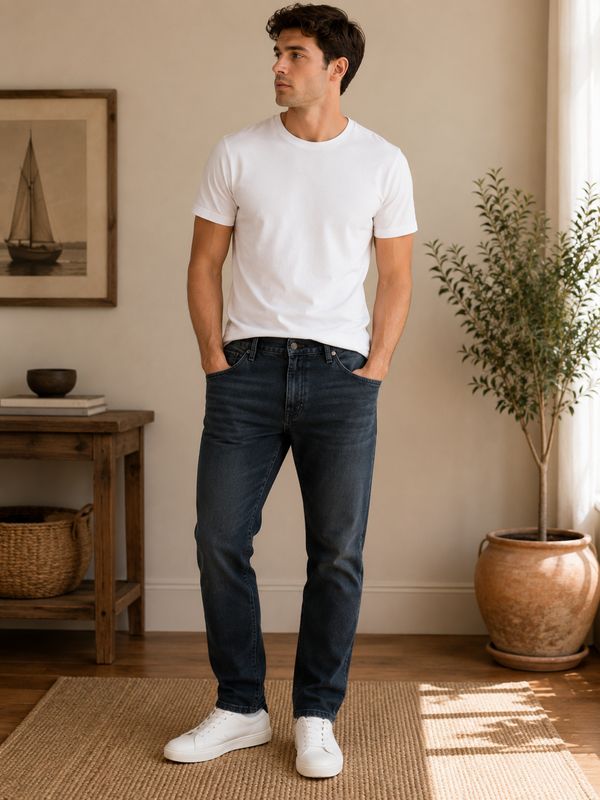 KANSAS JEANS  DARK WASH DK 614