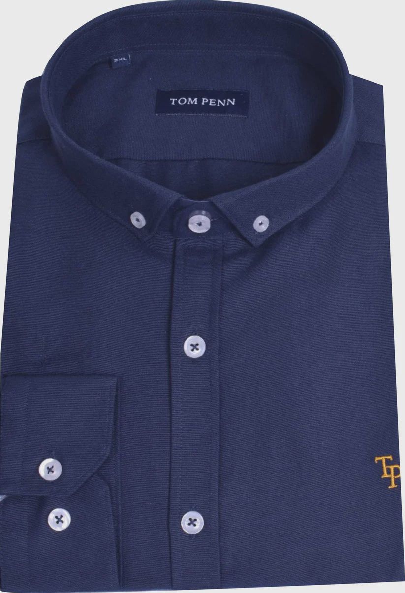 TOM PENN LONG SLEEVE SHIRT TP330 PLNAVY
