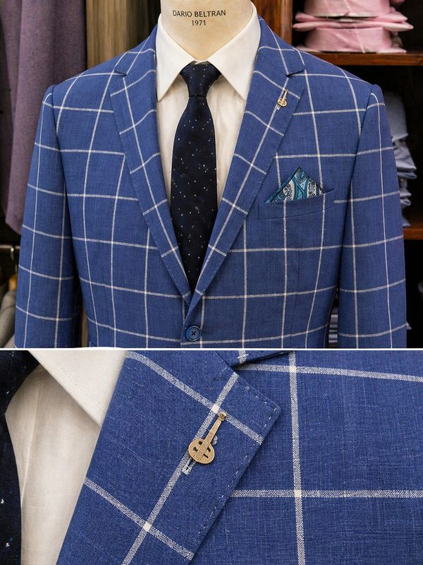 FRATELLI WINDOW CHECK BLAZER 1073
