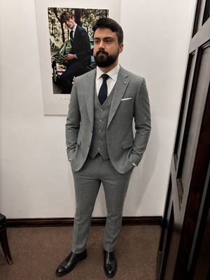 ASTON TAILORED 3PC SUIT TEAL