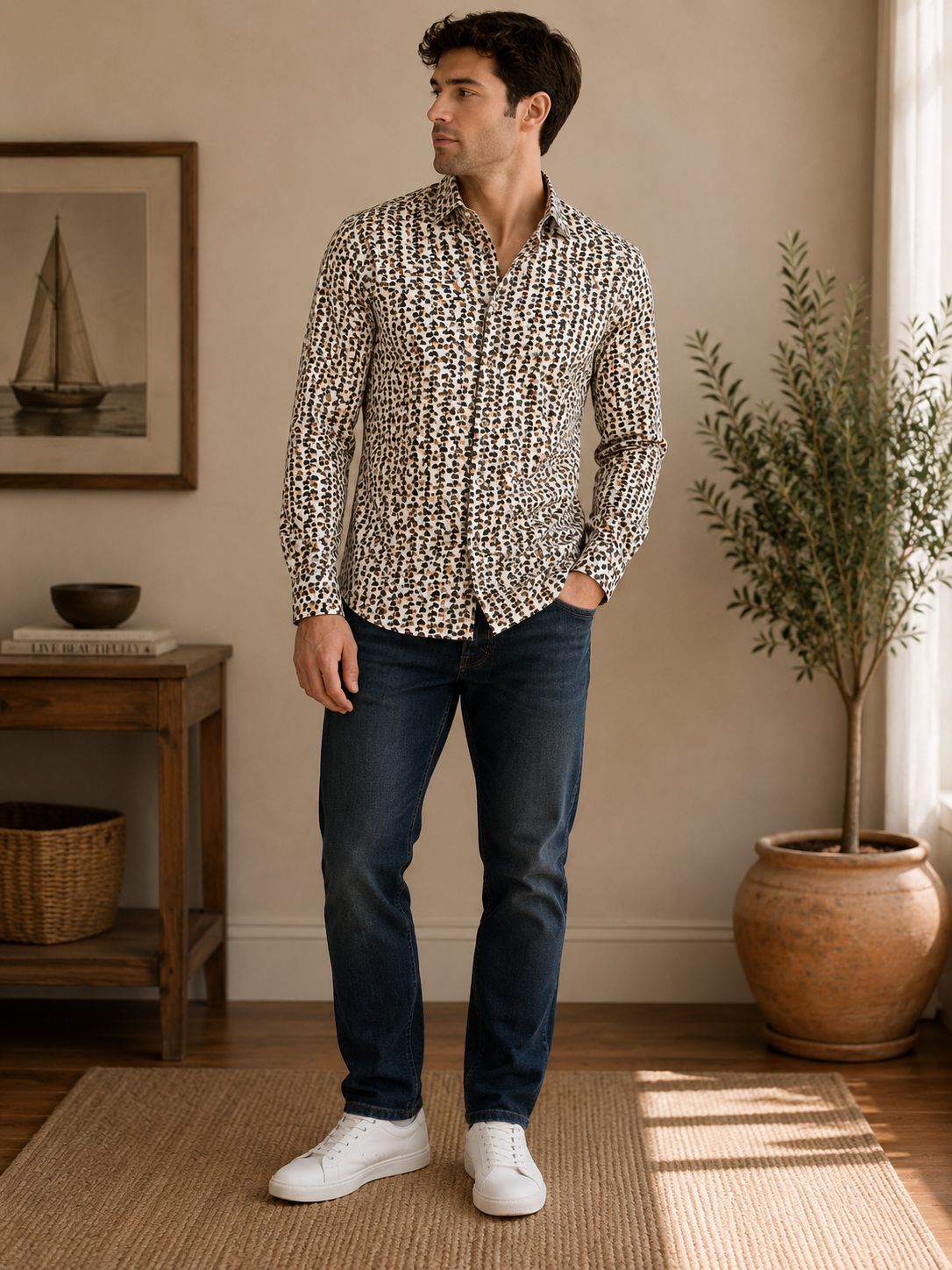3TFG BEDMAR MENS SHIRT DARIO BELTRAN COL 420