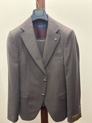 ASTON TAILORED 3PC SUIT BORDO