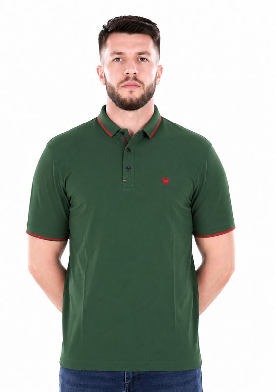 ML211477 MARACA STRETCH SS POLO FOREST