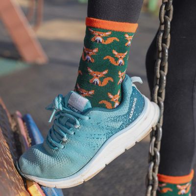SWOLE PANDA SP326 7 9Y FOX SOCKS KIDS