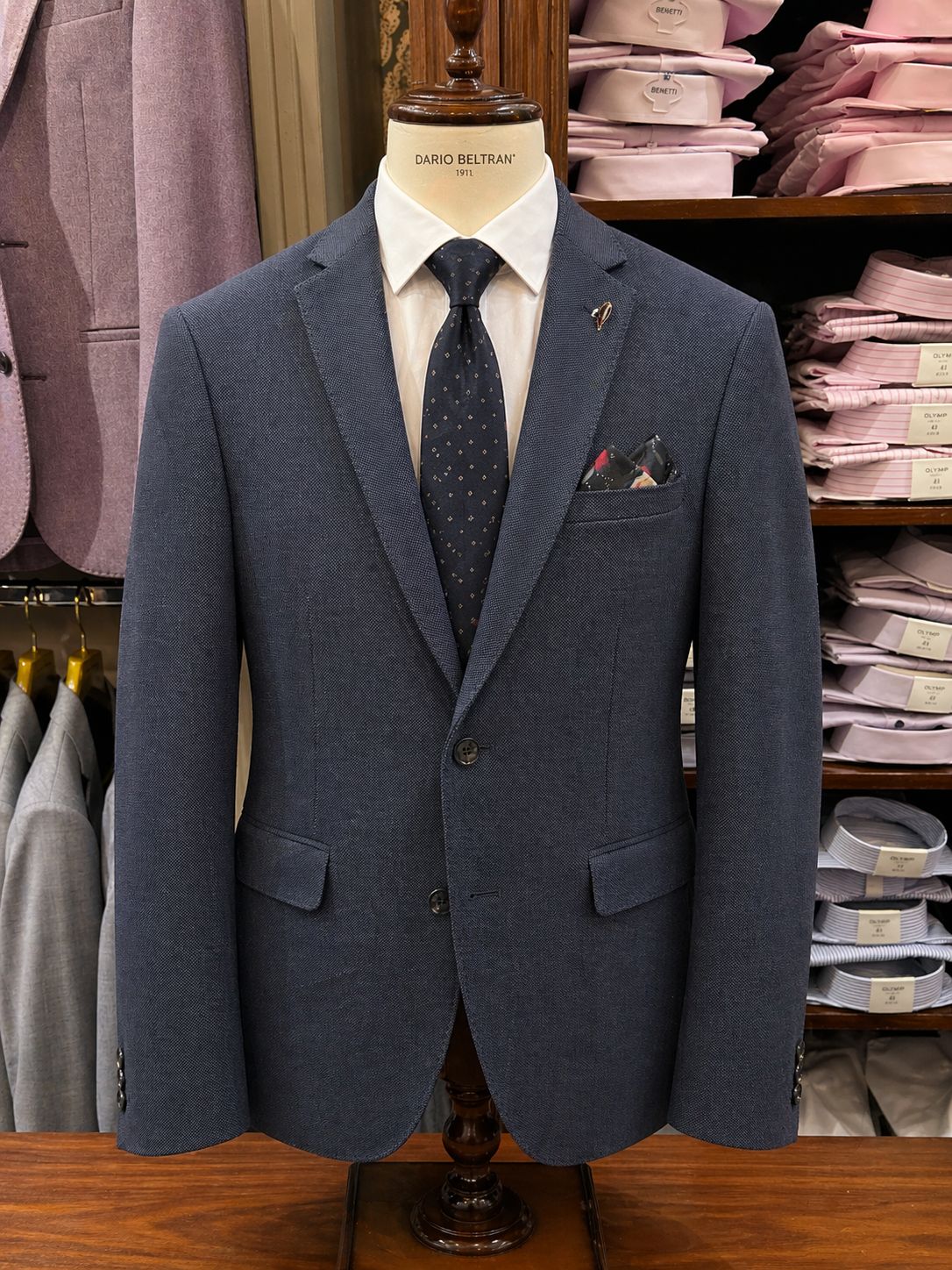 VICHI FASHION JACKET CLIFDEN BLUE