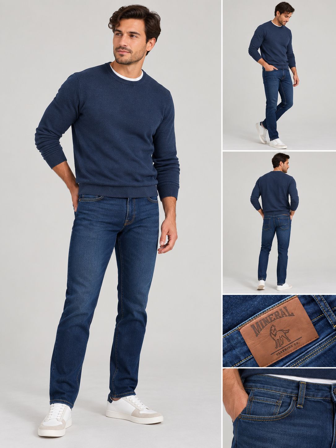 ML101255 ARCHER DARK WASH JEANS