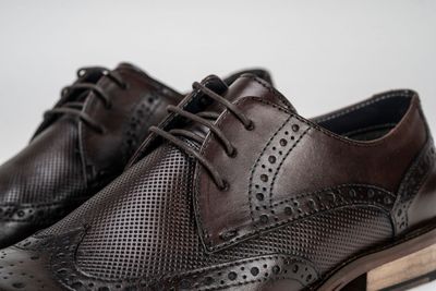 KIRK 21013 LEATHER BROGUE BROWN