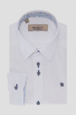 BOYS LEO FORMAL SHIRT WHITE