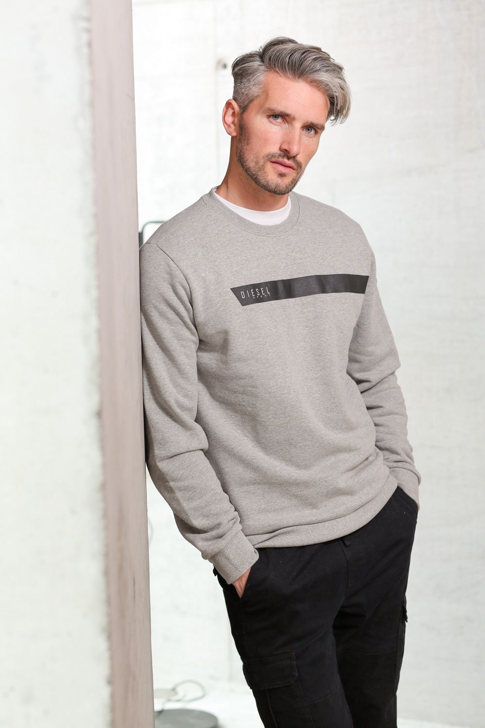 EOIN SWEATER LIGHT GREY MARL