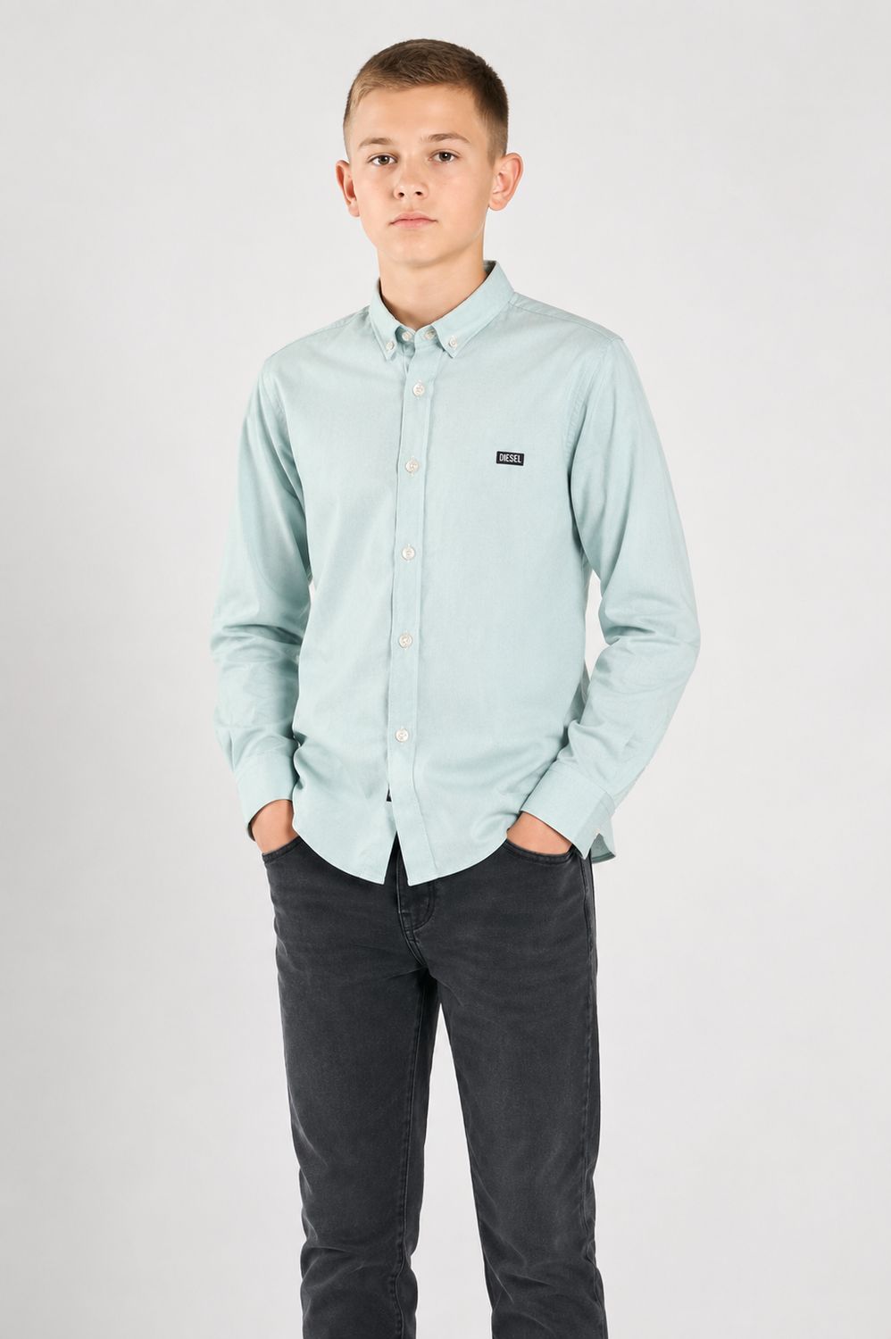 JONES OXFORD SHIRT KIDS GREEN DKB 1028285