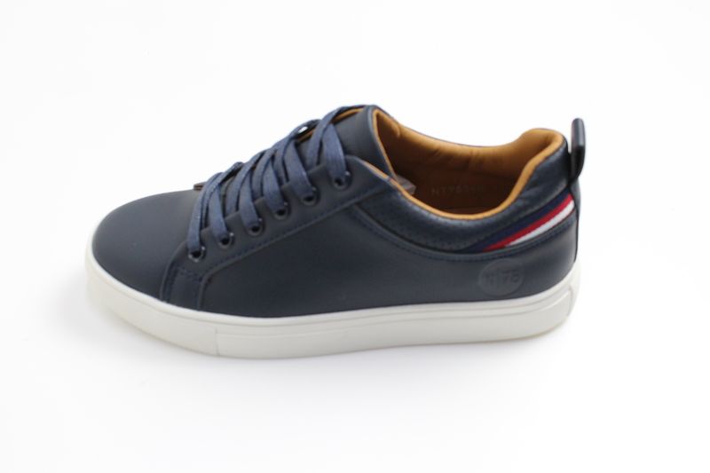 NTY534B BOYS CASUAL SPORTY TIE SHOE NAVY PU