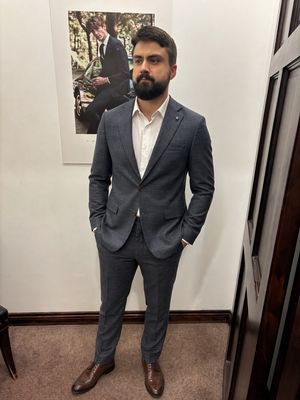 BENETTI ROSS 3PC SIUT BROWN