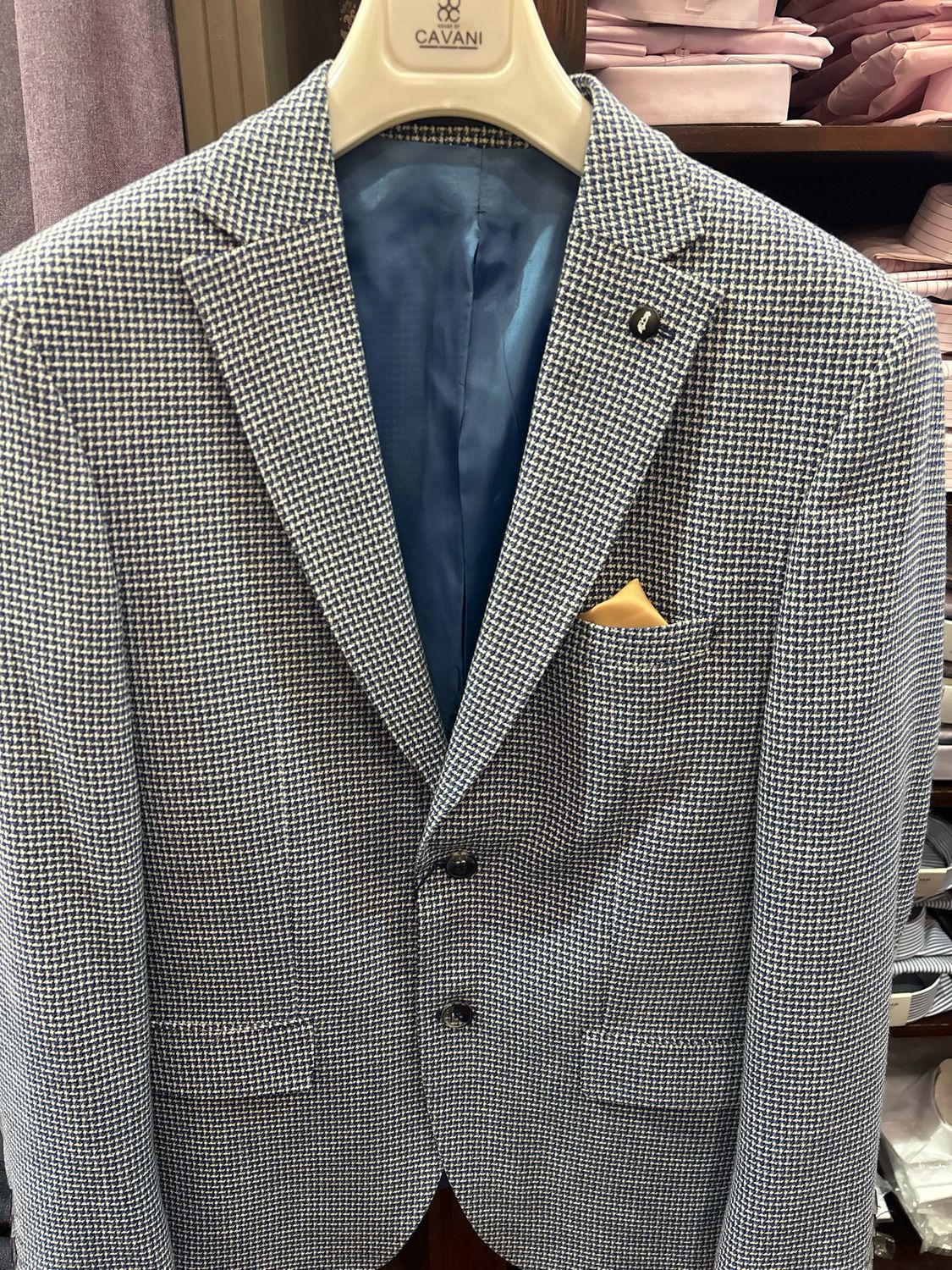 AM A MALMO KNITTED MENS BLAZER DARIO BELTRAN COL 60