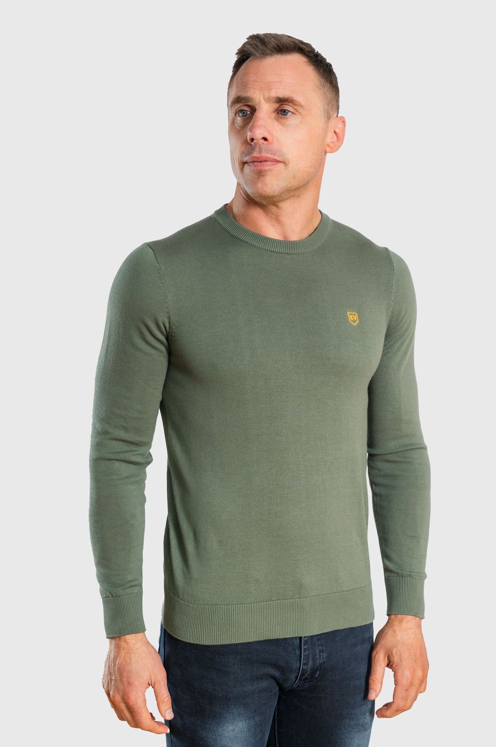 DAWSON ARMY  KNIT O NECK