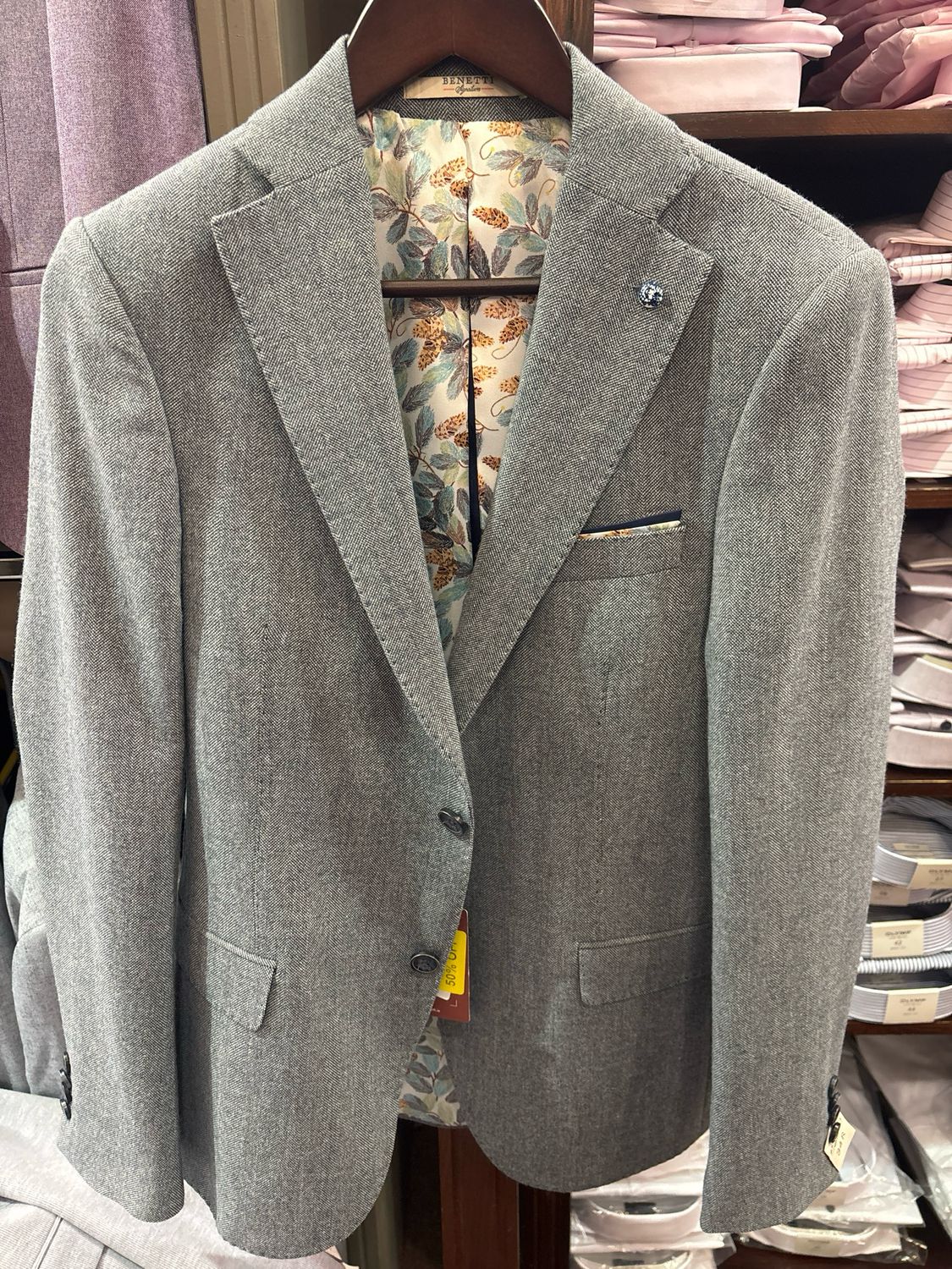 ENZO JACKET NAVY LESTER FIT