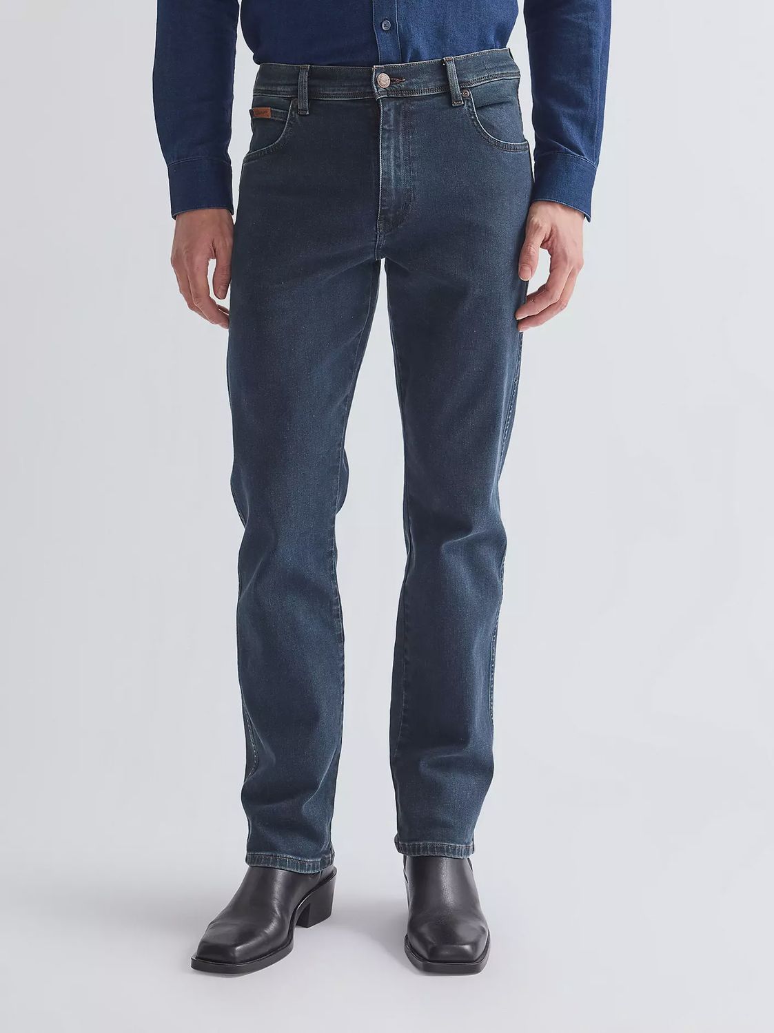 WRANGLER TEXAS BLUE OXIDE  AUTHENTIC STRAIGHT 112370856022