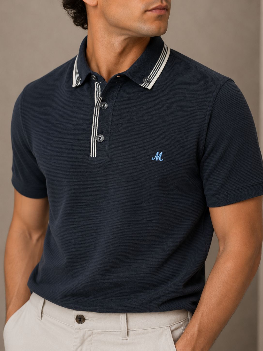 ML211528 HOGAN OTTOMAN POLO NAVY