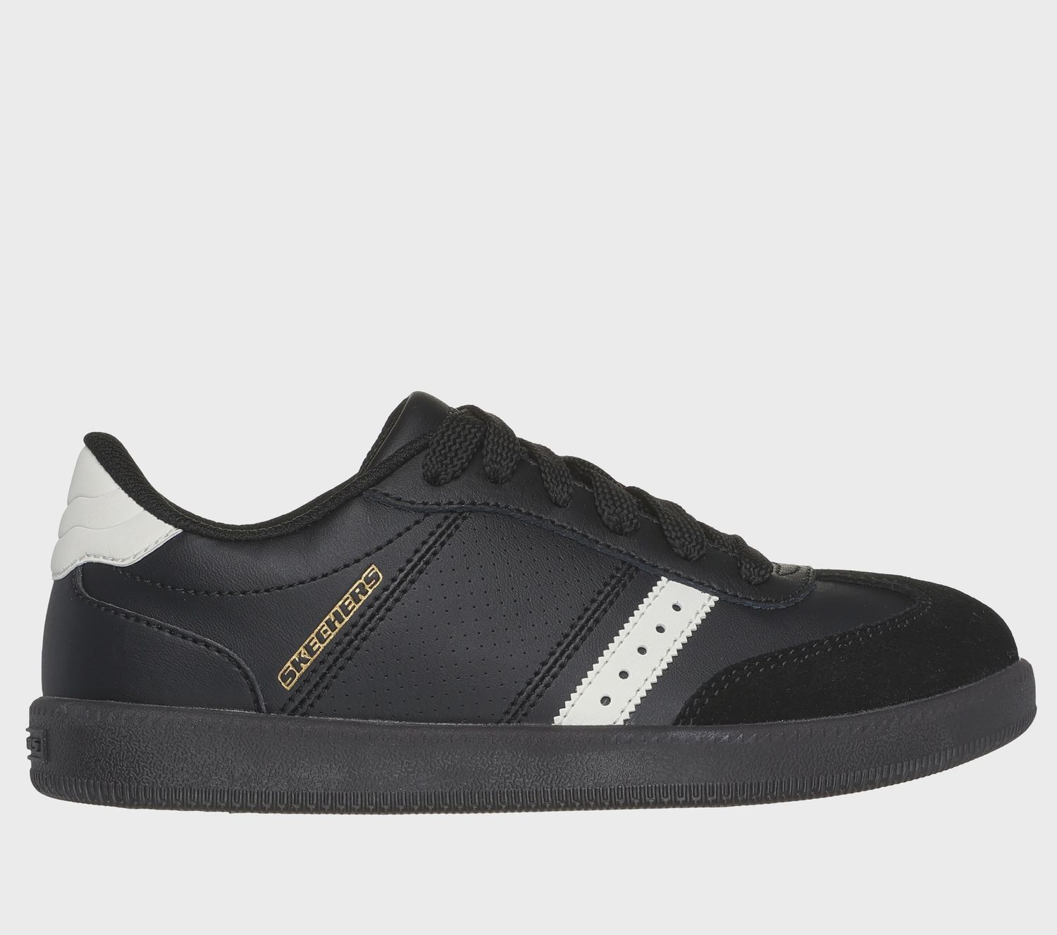 SKECHERS KIDS ZINGER STREET BLACK/WH 405730L