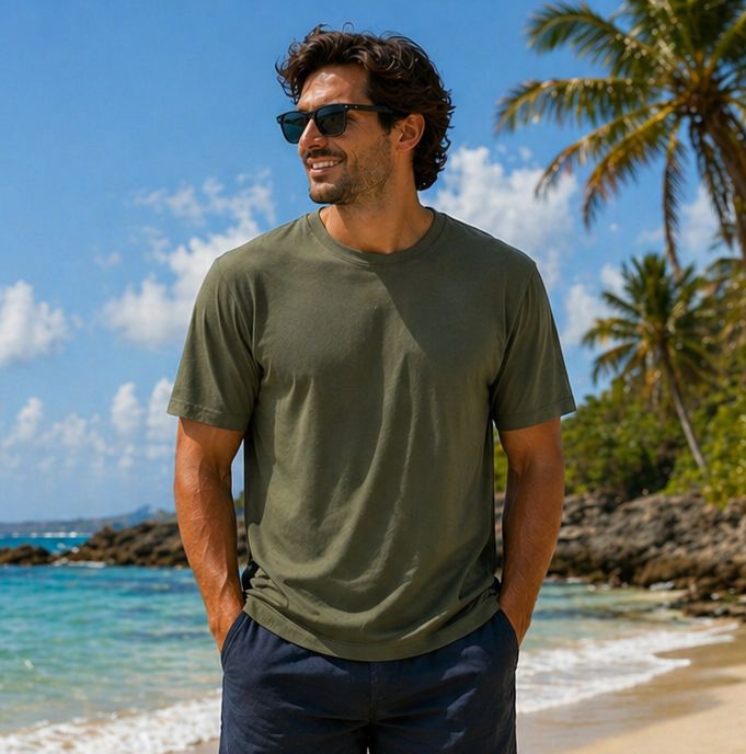 ONSJEFF LONGY SS TEE  DARK GREEN 22034804