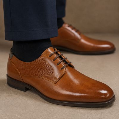 KIRWEE SHOE COGNAC