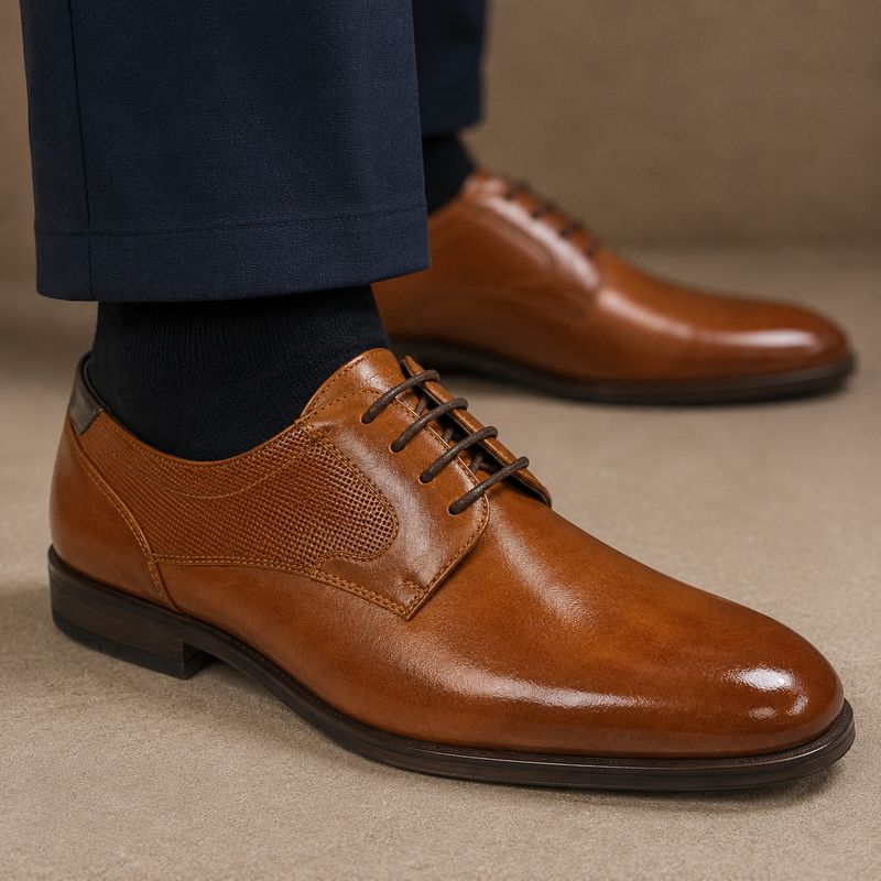 KIRWEE SHOE COGNAC
