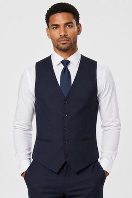 MARCO WAISTCOAT LESTER FIT INDIGO