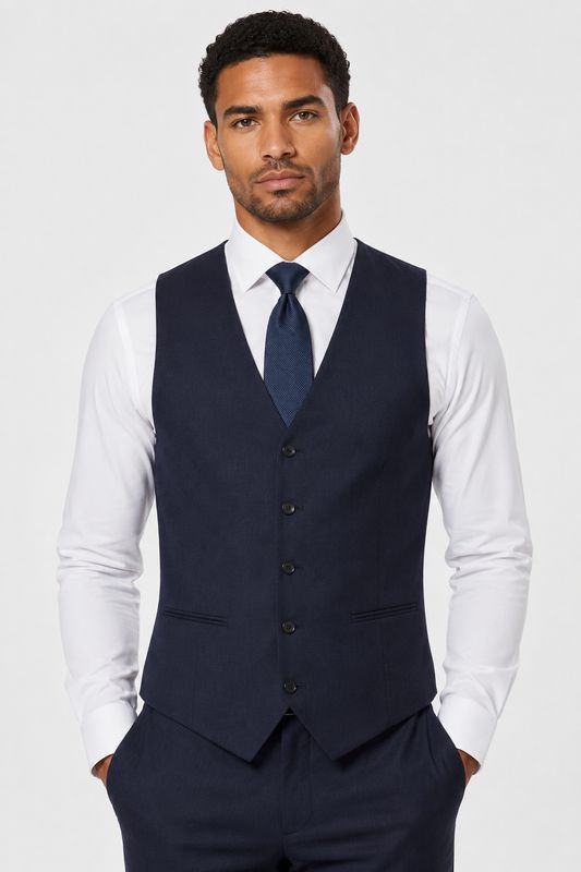MARCO WAISTCOAT LESTER FIT INDIGO