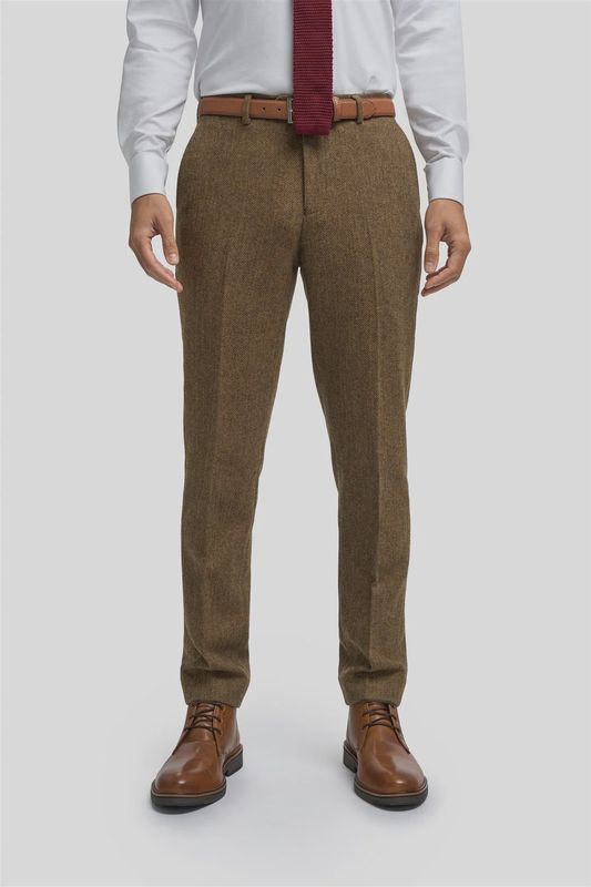 CAVANI THOMAS BROWN TROUSERS