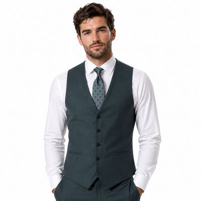 MARCO WAISTCOAT LESTER FIT FOREST