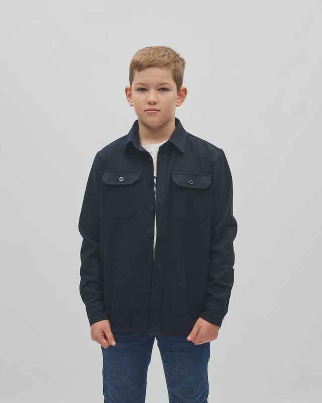DUNCAN KIDS OVERSHIRT NAVY DKB 1071007