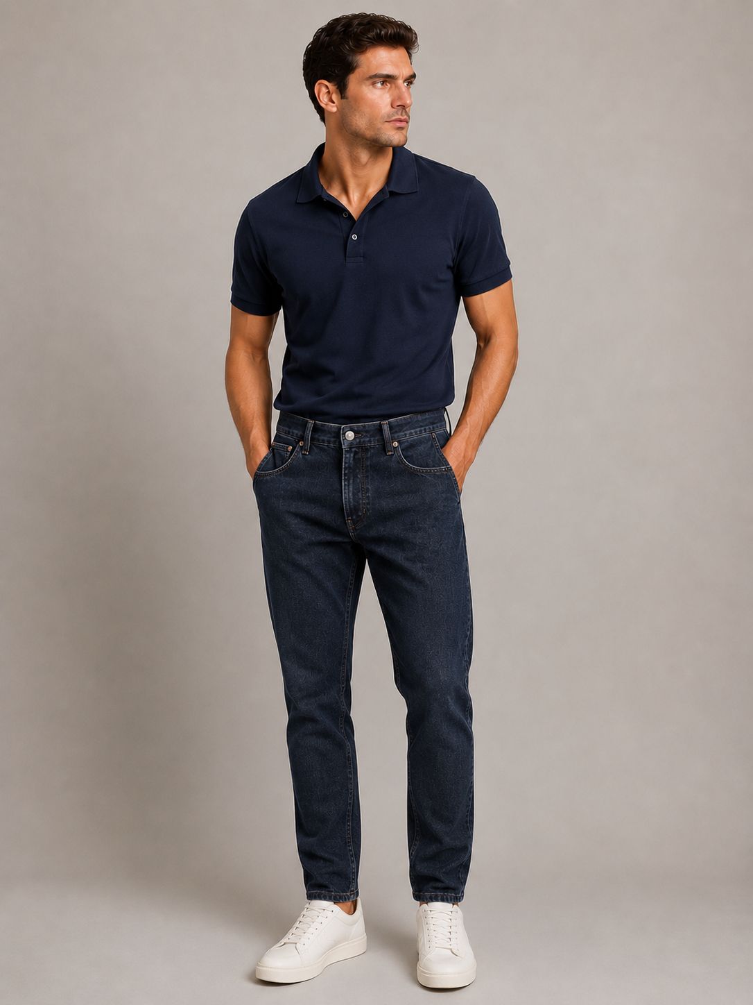 KANSAS JEANS INDIGO DARK WASH 475