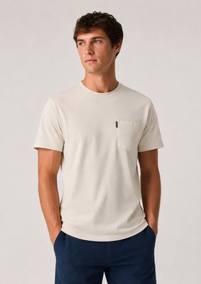SUPERDRY CLASSIC ESSENTIAL POCKET TEE WASHED RAINY DAY GREY M1012206A