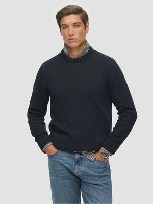 SUPERDRY PREPPY COTTON JUMPER NAVY M6110717A
