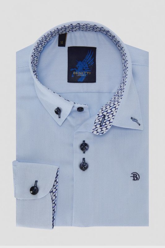 BOYS HUDSON SHIRT SKY
