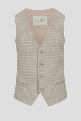 BOYS LUCAS STONE WAISTCOAT.
