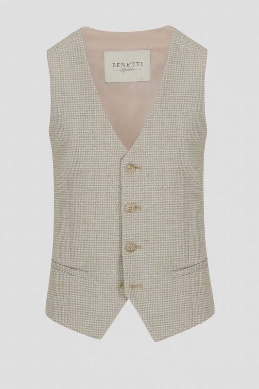 BOYS LUCAS STONE WAISTCOAT.