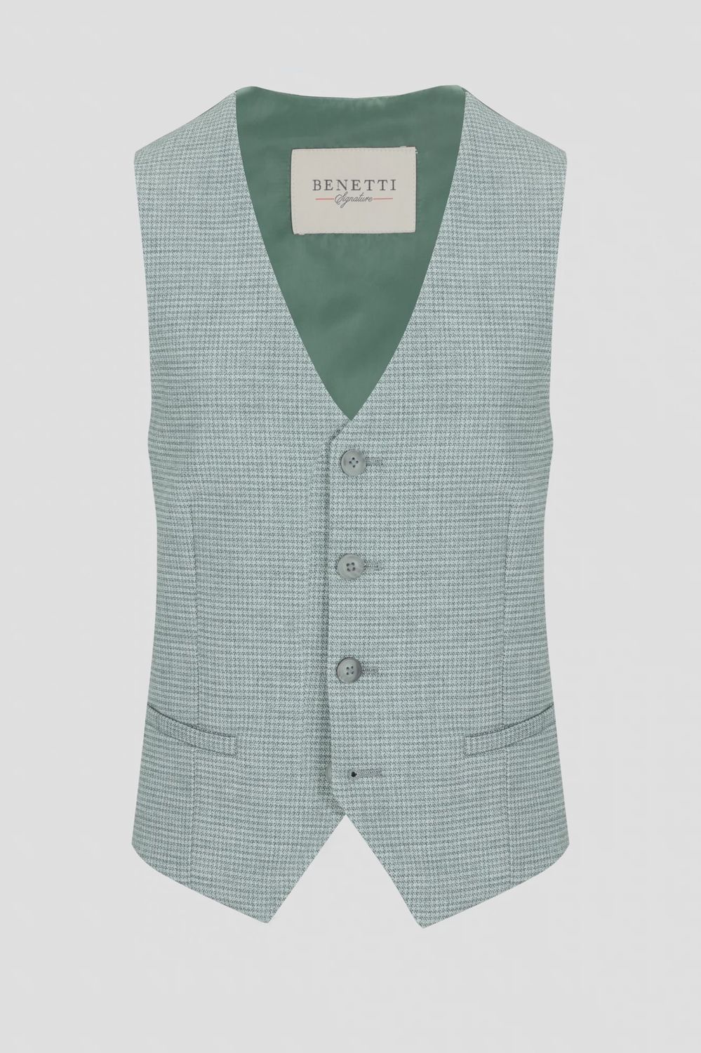 BOYS LUCAS SAGE WAISTCOAT.