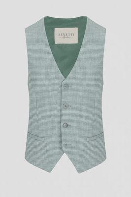 BOYS LUCAS SAGE WAISTCOAT.