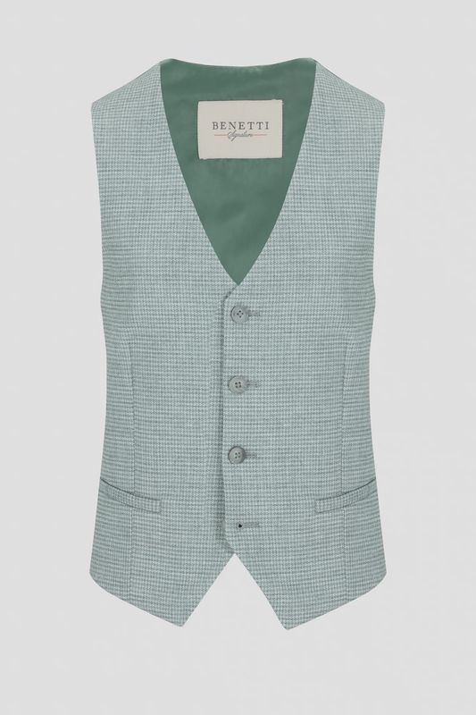BOYS LUCAS SAGE WAISTCOAT.