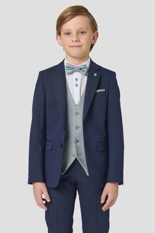 BOYS LUCAS SAGE WAISTCOAT.
