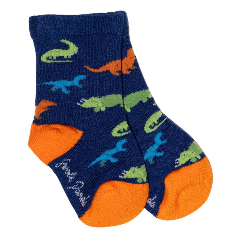 SWOLE PANDA SP484  7 9Y DINOSAUR SOCKS KIDS