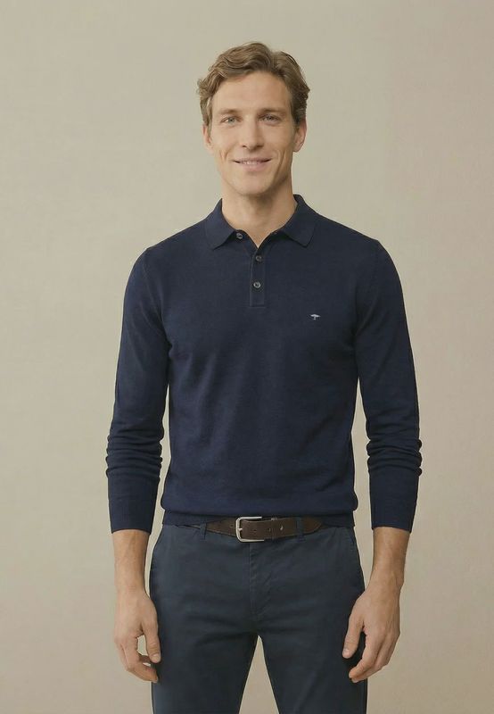 SFPK 242 LS POLO COL 690 NAVY