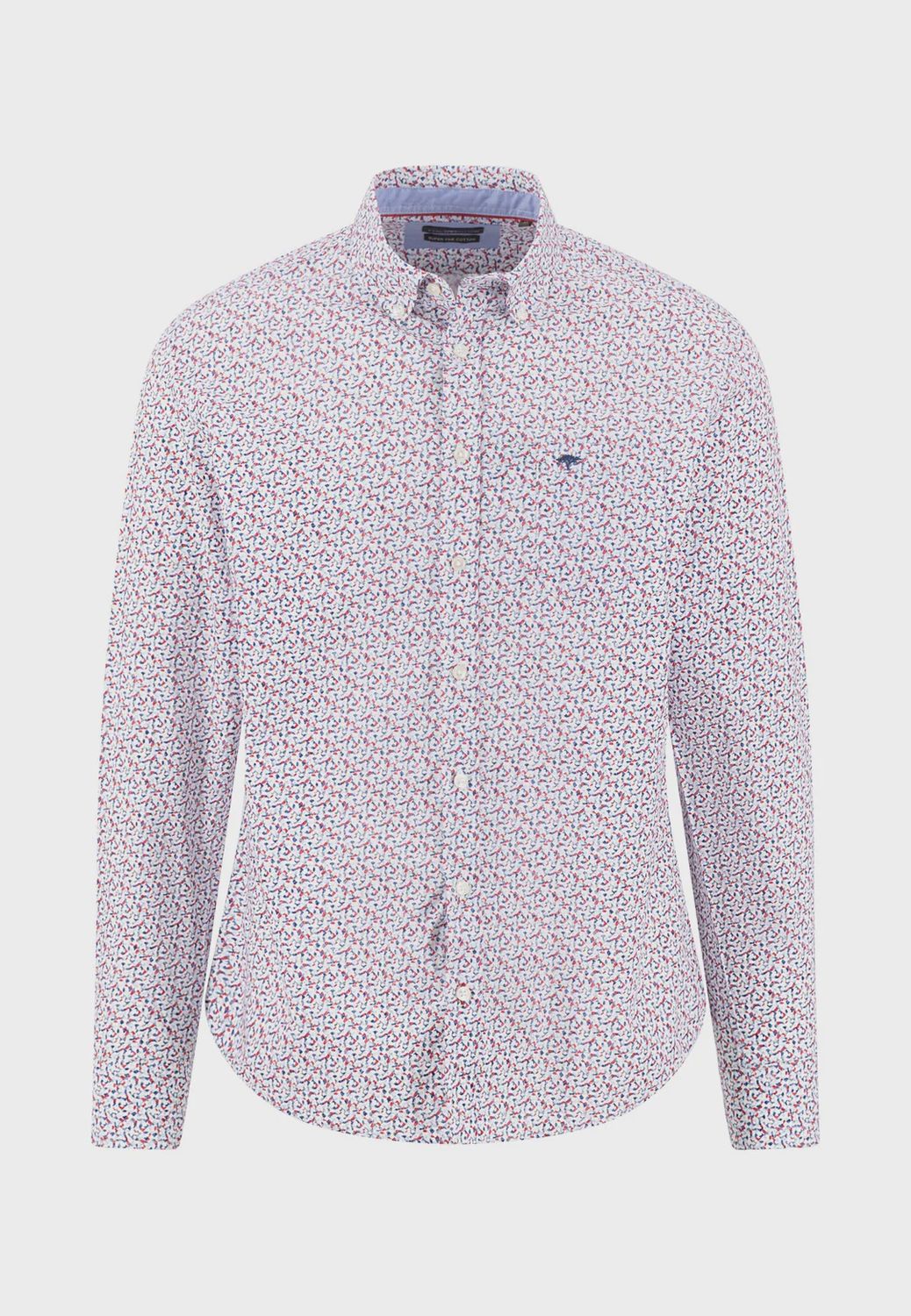 1602 5860 FYNCH HATTON SHIRT COL 341 CRANBERRY RED
