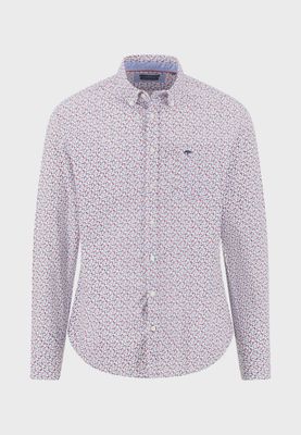 1602 5860 FYNCH HATTON SHIRT COL 341 CRANBERRY RED