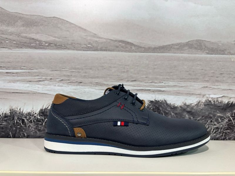 NTY518B BOYS CASUAL SHOES NAVY PU PU