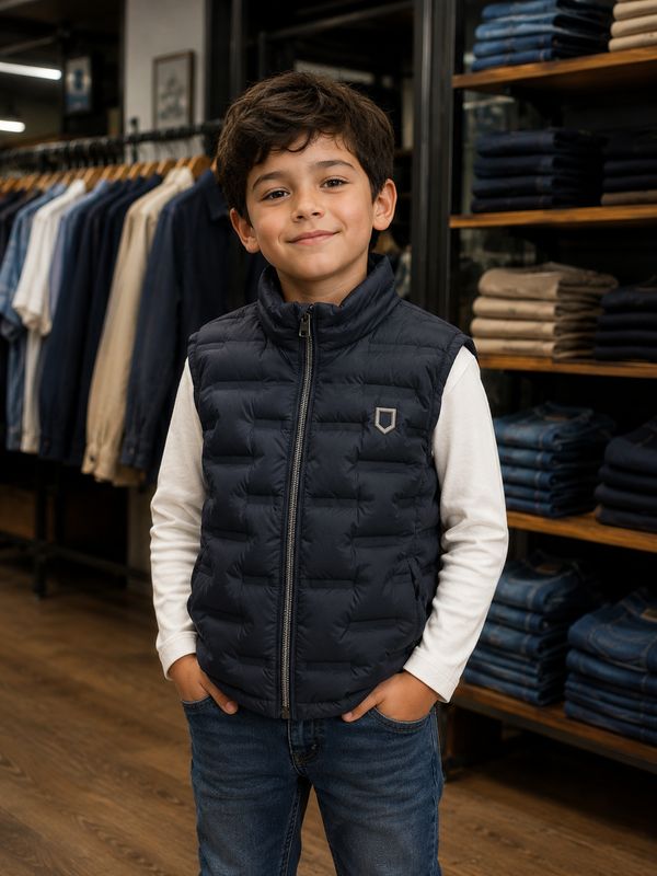COOLMINES J CLASSIC NAVY KIDS GILET