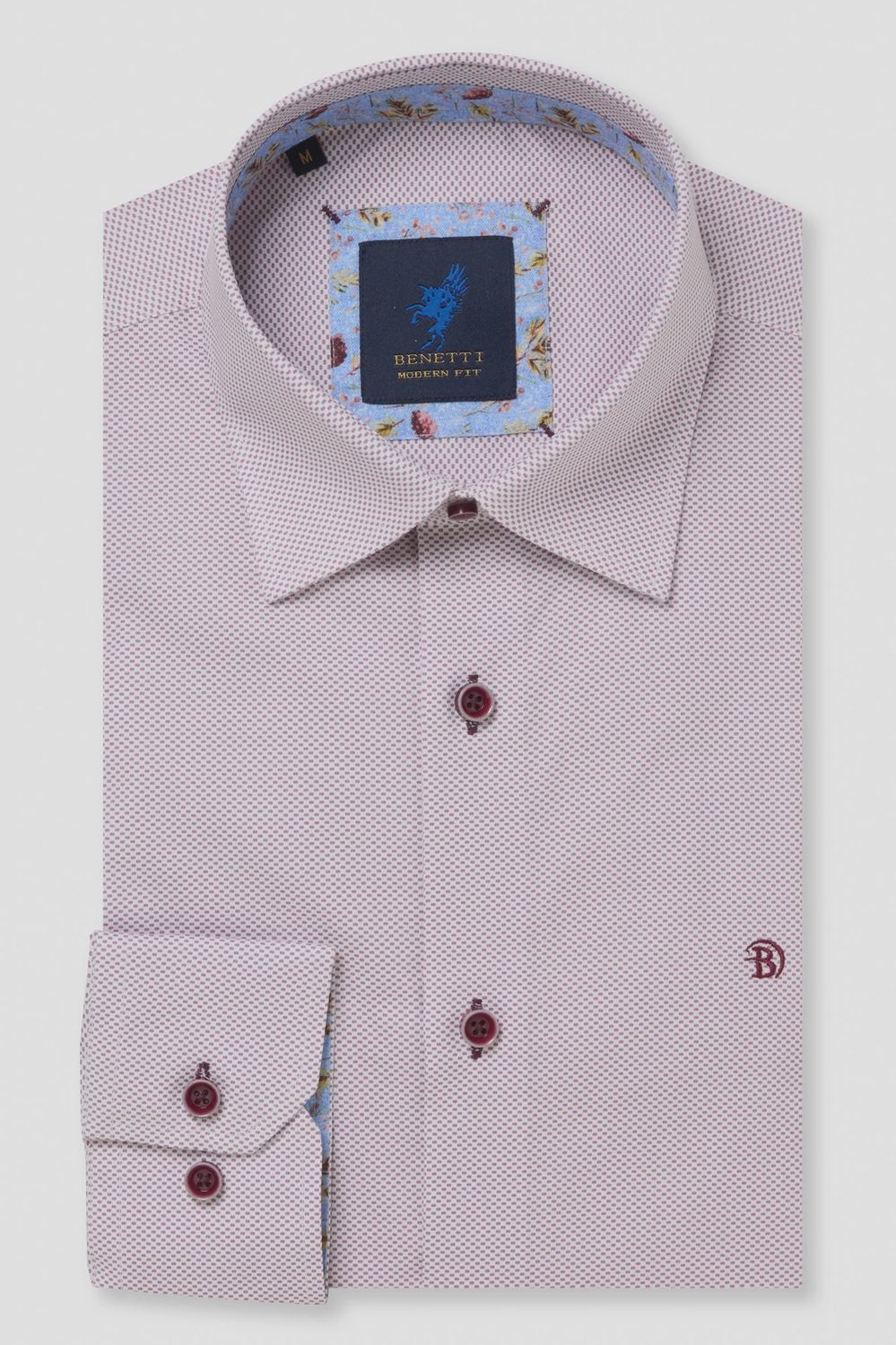 BECKHAM LS SHIRT MF PLUM
