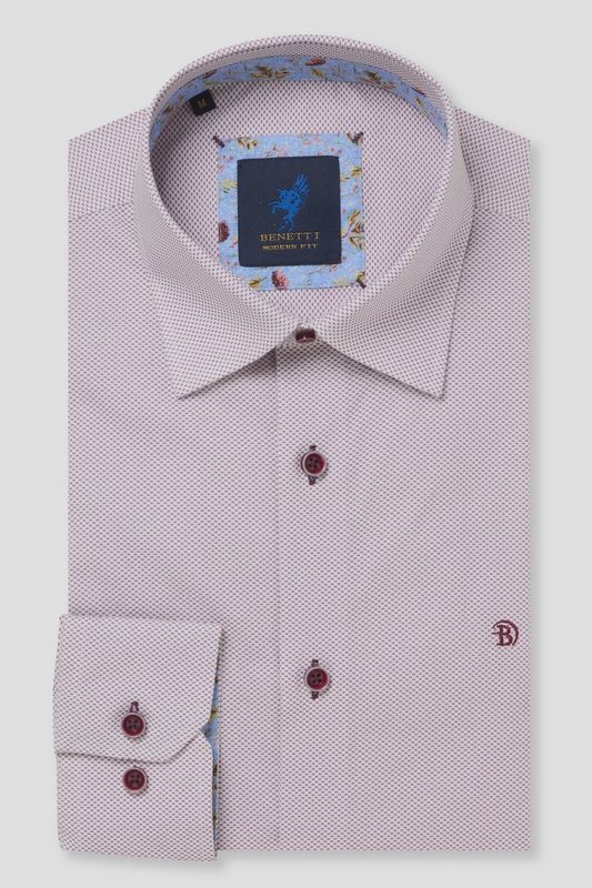BECKHAM LS SHIRT MF PLUM
