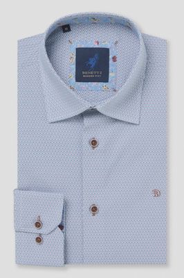 COLE LS SHIRT MF COFFEE